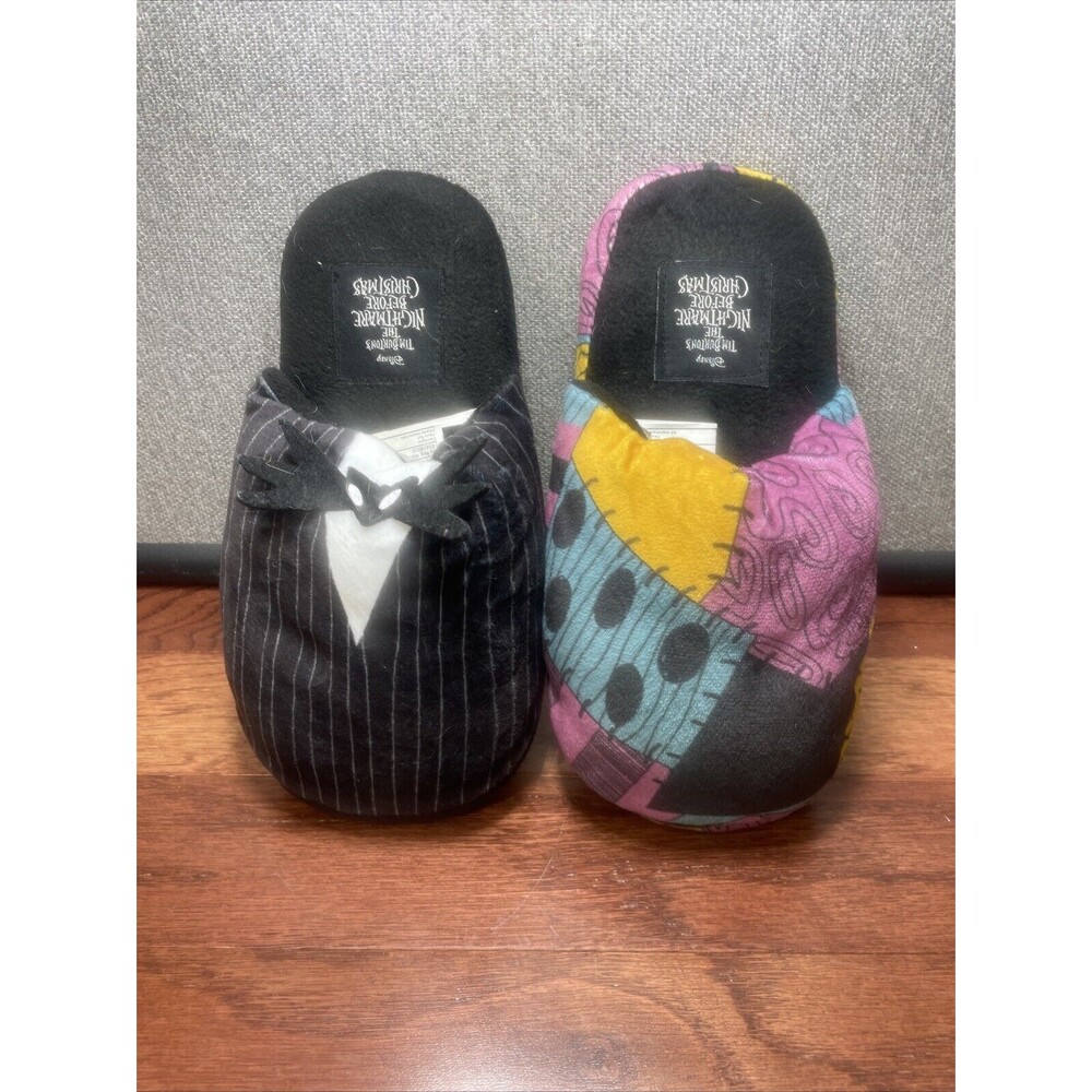 Nightmare Before Christmas Jack And Sally Slippers Size Large